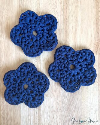 Flower Coaster & Trivet Set