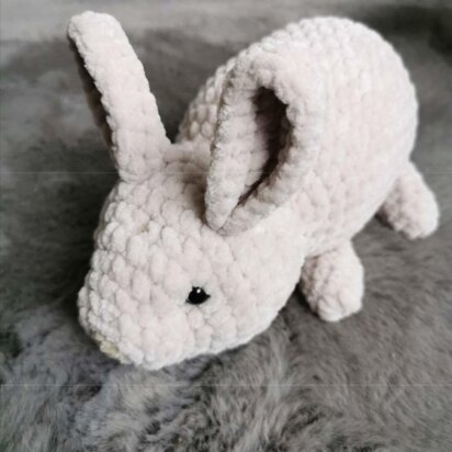 Crochet Kit for a Cute Amigurumi Animal Toy Bella the Baby Bunny