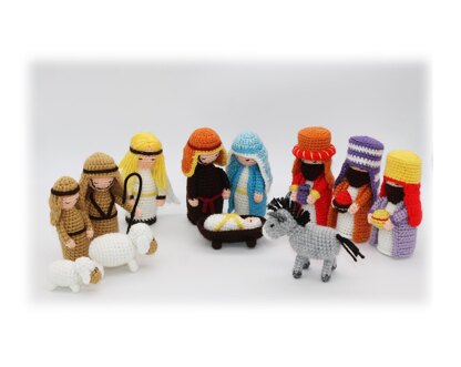 Christmas Nativity Creche Scene Crochet Pattern