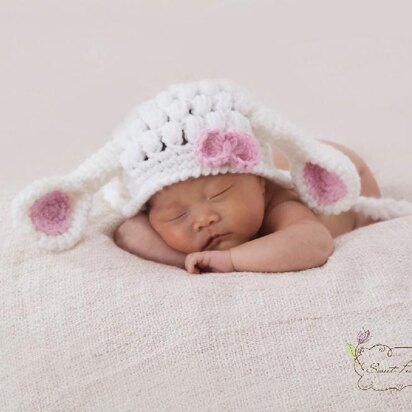 Little Lamb Bonnet Photo Prop