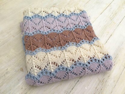 Pretty Beach Baby Blanket