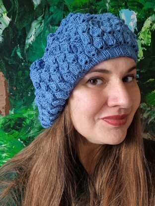 Petal Beret Knitting Pattern