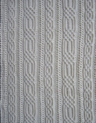 Annecy Alpine CableLace Shawl