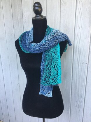 Ocean Waves Shawl