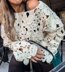Boho Crochet Lace Oversized Sweater