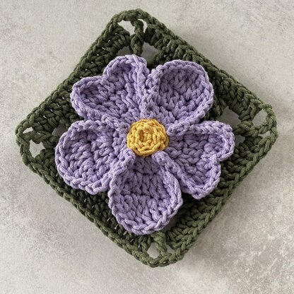 Anemone (Windflower) Granny Square