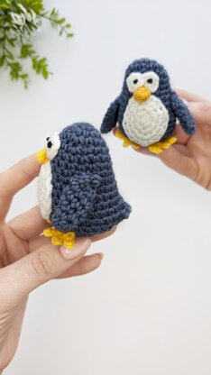 Crochet penguin pattern, easy crochet amigurumi animal, crochet plush pattern