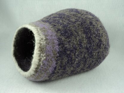 Cat Cave Felted Knit Pattern