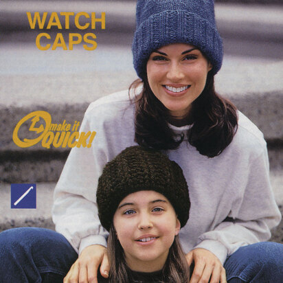 Crochet Watch Cap in Lion Brand Wool-Ease Chunky