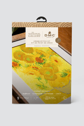 DMC The National Gallery - Van Gogh - Sunflowers - 25cm x 32cm
