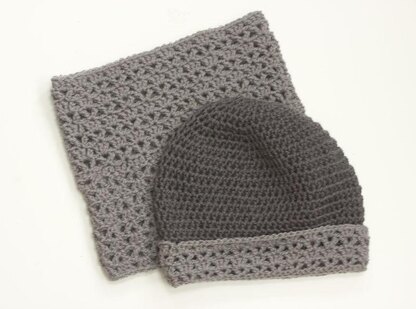 Lace Hat and Cowl Crochet Pattern