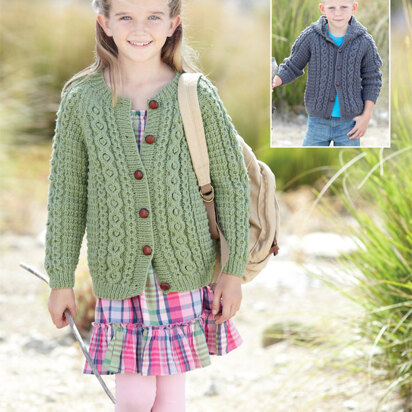 Cardigans in Sirdar Supersoft Aran - 2434 - Downloadable PDF