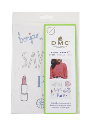 DMC Magic Paper Paris Embroidery Sheet