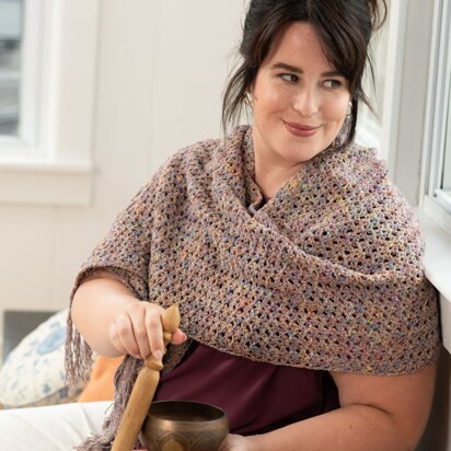 Chodron Shawl in Berroco Gaia - Downloadable PDF