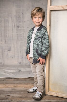 Arthur Jacket in Phildar Phil Spray and Cabotine - 006 - Downloadable PDF
