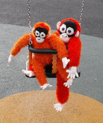 Fizz and Fuzz the Baby  Orangutan Identical Twins