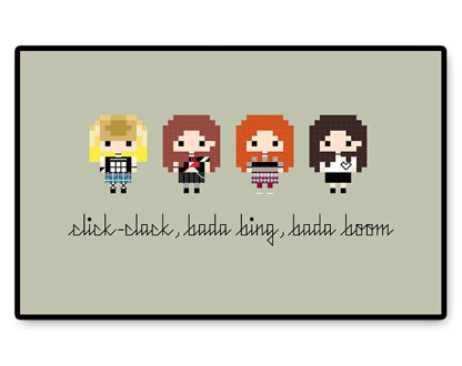 BLACKPINK - Boombayah Bite Size - PDF Cross Stitch Pattern