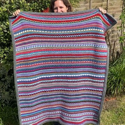 Reversible Rainbow Blanket