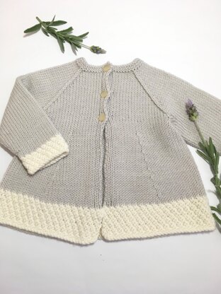 Possum Jacket in Debbie Bliss Baby Cashmerino BJ33 Knitting pattern by ...