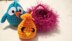 Baby Birds with Fuzzy Basket Toys