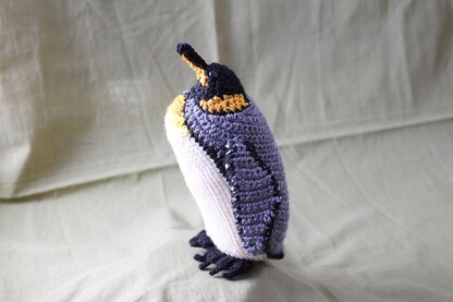 オウサマペンギンのあみぐるみ King penguin amigurumi