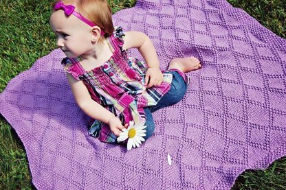 Sweet Lattice Baby Blanket