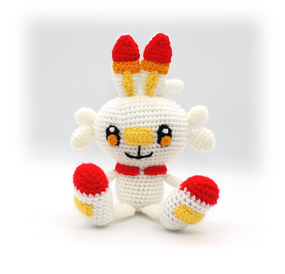 Scorbunny Pokemon Crochet Pattern Crochet pattern by Kristine Kuluka