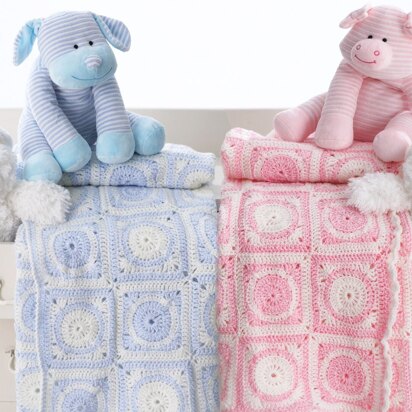 Dream Time Motif Blanket in Bernat Baby Sport