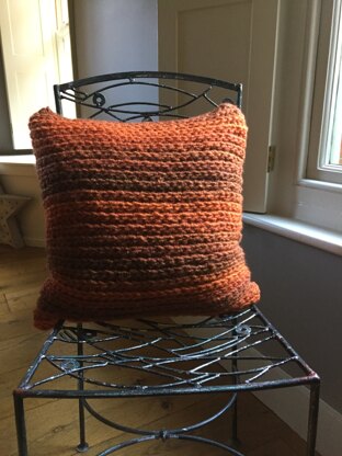 Autumn textured cushion