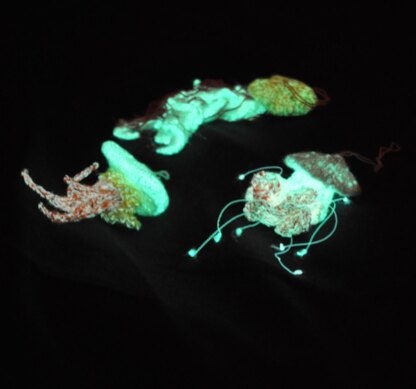 (Glow-in-the-dark) jellyfish