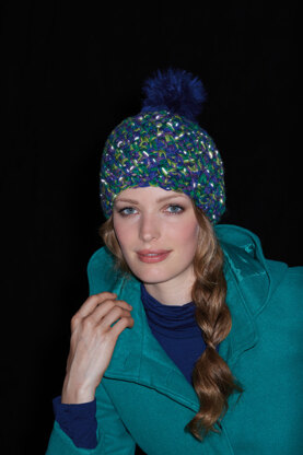 Crocheted Hat in Schachenmayr Lumio Color