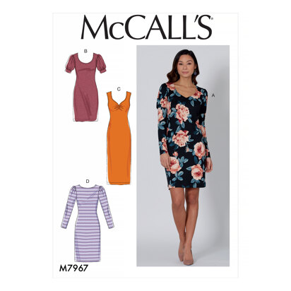 McCall's Misses' Dresses M7967 - Sewing Pattern