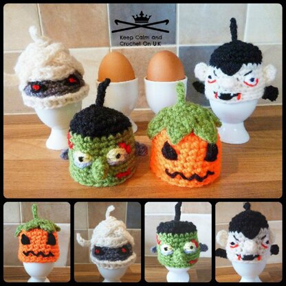 Halloween Egg Cozies (Set of 4)