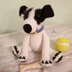 Reggie the Rough Haired Jack Russell - UK Terminology - Amigurumi