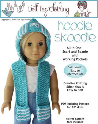 Hoodie Skoodie for 18 inch doll