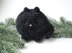 Plush black cat