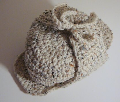 Deerstalker Sherlock Holmes Hat - Newborn to Adult