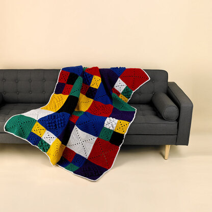 Paintbox Yarns Broadway Blanket PDF (Free).