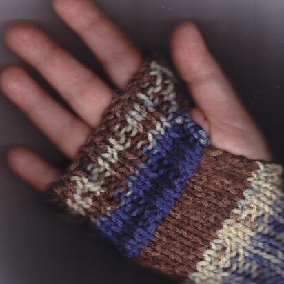 Easy Knit Fingerless Mitts