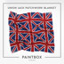 Union Jack Patchwork Blanket - Free Knitting Pattern for Home in Paintbox Yarns Simply Aran by Paintbox Yarns