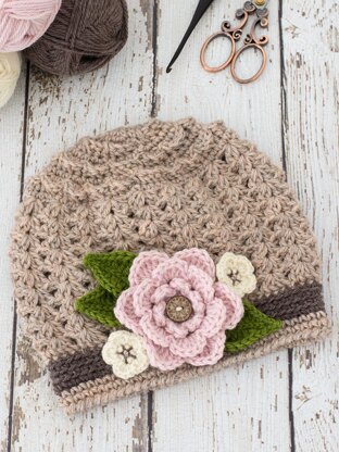 Bouquet Ladies Slouch Hat