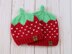 Strawberry Worsted Weight Hat