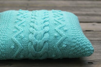 Cabled Pillow case