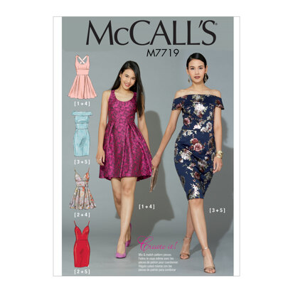 McCall's Misses' Dresses M7719 - Sewing Pattern