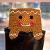 Peeping Gingerbread Boot Cuffs