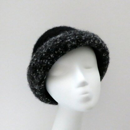 Felted French Toque Two Brims