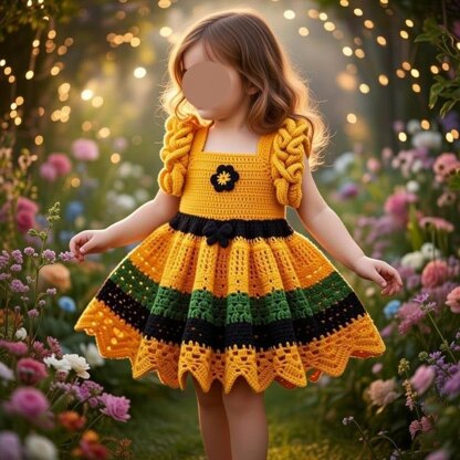 Crochet Baby Dress Pattern PDF + Video | Easy Lacy Baby Dress