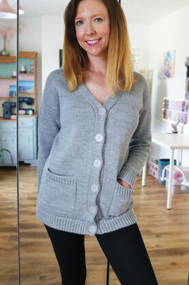 "Girlfriend Cardigan" Sweater and Dress