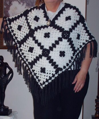 For the Love of Granny Poncho 1