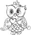 Kaisercraft Mini Clear Stamps 2.25"X3" - Owl
